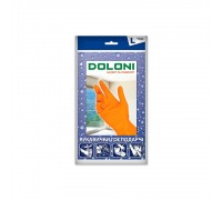 Housekeeping gloves "Dolony" latex, L (4546)
