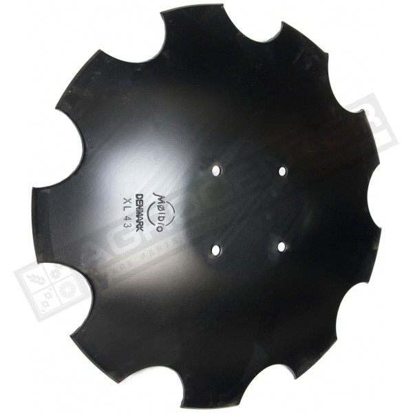 XL-043 Harrow disc notched 460*4 MOLBRO - 1