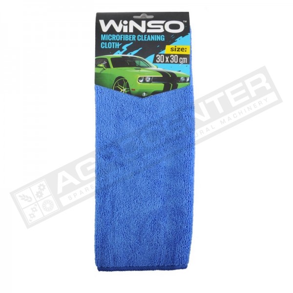 Ганчірка з мікрофібри, 30*30см, синя WINSO - 1