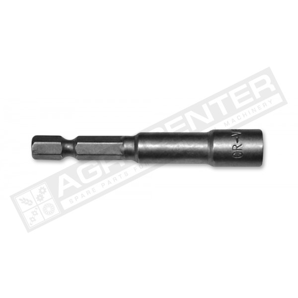 Головка для шуруповерта, магнітна, Cr-V, М8, 65мм Technics (50-231) - 1