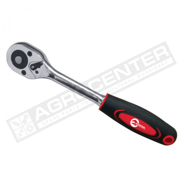Рукоятка з храповим механізмом на 45 зубів 1/2 "(Проф) Cr-v INTERTOOL (HT-2119) - 1