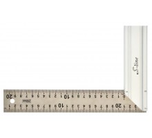 Кутник нержавіючий з алюмінієвою ручкою, 500мм (15-515)