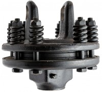 Friction clutch BSI-900Nm with a fork (27x74.6) on a shaft 1 3/8 Z6, 4th category