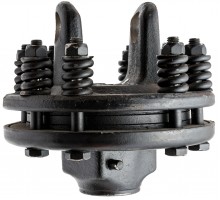 Friction clutch BSI-900Nm with a fork (27x74.6) on a shaft 1 3/8 Z6, 4th category