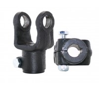 Driveshaft fork 4 cat. (27*74.6) d25mm, 8mm key with clamping bolt (9.104.12.C13)