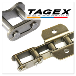 Roller chain and links TAGEX