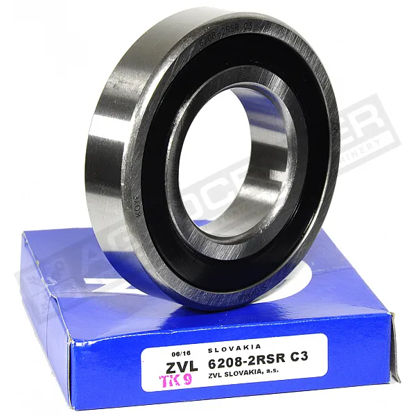6208-2RSR C3 Bearing ZVL, 216895, 84243622, JD30120, RE508764 - 1