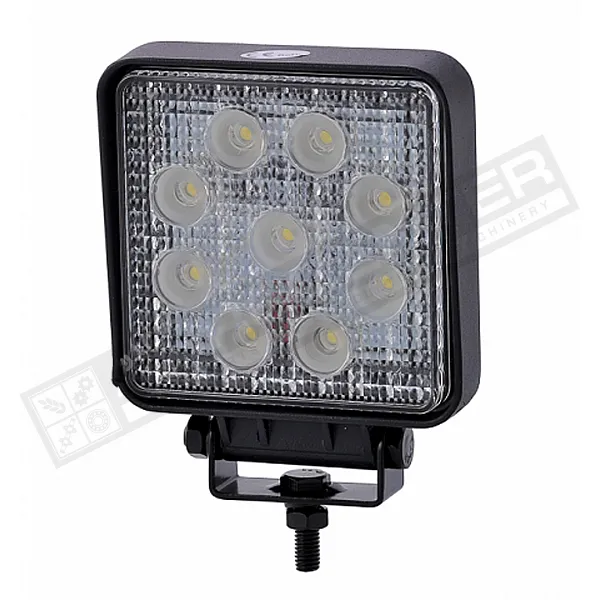 Ліхтар допоміжний LED 9*3W ( квадратний ) KAMAR - 1