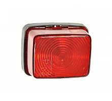 Ліхтар простий квадратний LO-110PP ( червоний ) KAMAR