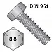 M16*40*1.5 Болт 8.8 DIN 961 KOELNER - 1