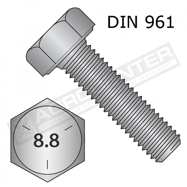 M16*40*1.5 Болт 8.8 DIN 961 KOELNER - 1
