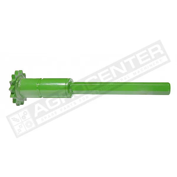 AZ20402 Вал - зірочка жатки Z14 L370mm [John Deere] FARMING Line - 1