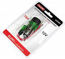 Car cigarette lighter EURO with illumination