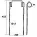 00430507 Harrow tine double ORGAtop Germany [Horsch] - 2