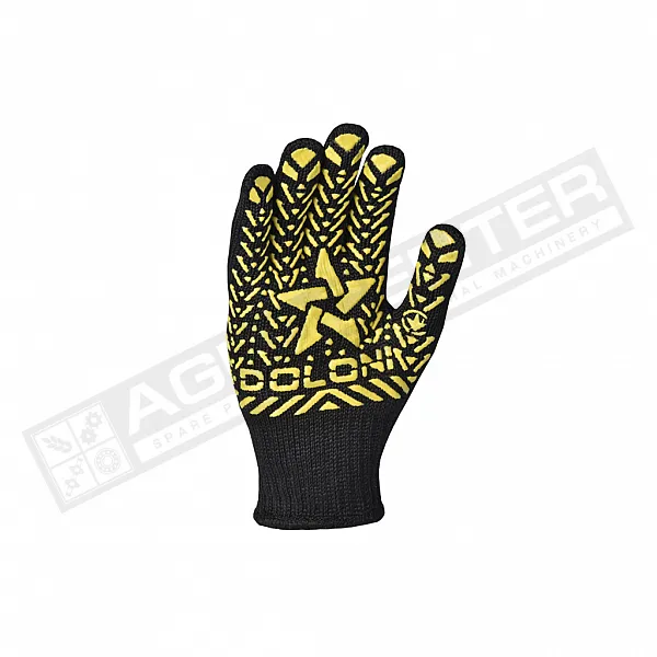 Gloves "Star" black knitted work grade 7, size 10 (562) - 1