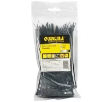 Nylon clamps 4.8*350mm (50pcs) black Sigma