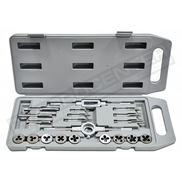 M3-M12 Tap & Die Sets, 20pcs Berg (49-640) - 1