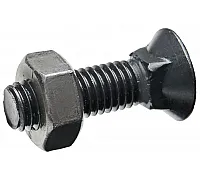 M10*35 Болт 8.8 DIN 608 + M10 Гайка 8 DIN 934 (уп/100-100шт), 15000033 / 109348