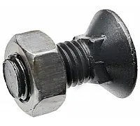 M14*35 Болт 8.8 DIN 608 + M14 Гайка 8 DIN 934 (уп/50-50шт), 14358608 / 149348