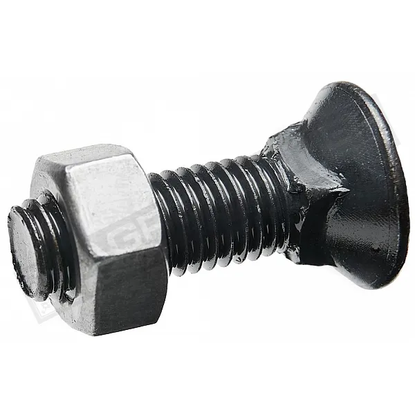 M12*40 Болт 8.8 DIN 608 + M12 Гайка 8 DIN 934 (уп/100-100шт), 15000034 / 129348 - 1