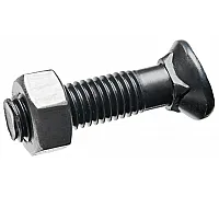 M12*50 Болт напівпотайний 8.8 MP-4 + M12 Гайка 8 DIN 934 (уп/50-50шт), 1250488 / 129348