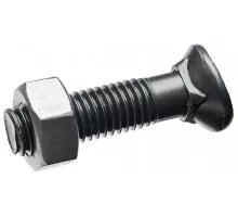 M12*50 Болт напівпотайний 8.8 MP-4 + M12 Гайка 8 DIN 934 (уп/50-50шт), 1250488 / 129348