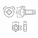 M12*30 Болт 10.9 DIN 603 MP + M12 Гайка 8 DIN 934 (уп/100-100шт), 12309603 / 129348 - 2