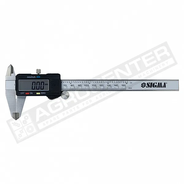 Штангенциркуль цифровий 150mm точність 0,02mm (пенал) Sigma - 1