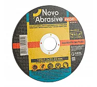 Круг отрезной по металлу 125*1.2*22mm Novoabrasive