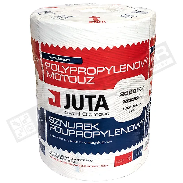 Шпагат пресподборщика белый 500м/kg (4kg) 2000m TEX2000 Juta - 1