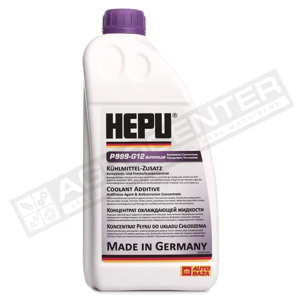 P999-G12superplus Концентрат охолоджуючої рідини - антифриз HEPU, 1,5л (фіолетовий) - 1