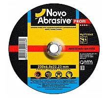 Круг шліфувальний 230*6.0*22mm Novoabrasive / 1 14A /