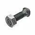 M10*37 Болт напівпотайний + гайка DS6007 8.8 MP-4, M10x37 - 2