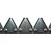 626754 Mower knife 9 m, on bolts, without knife connection (section Gerpol large tooth) [Claas], 626 - 1