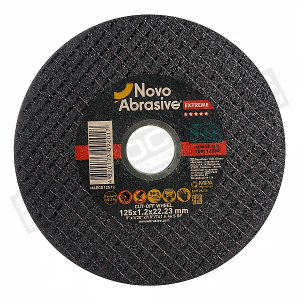 Cutting disc 125*1.2*22mm Novoabrasive Extreme - 1