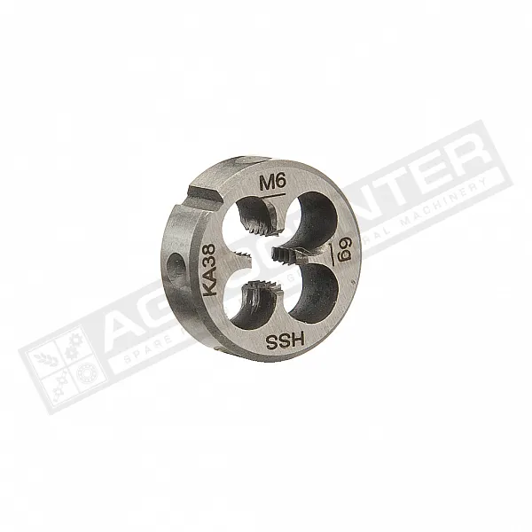 M6 Round die DIN EN 22568 (DIN 223) B HSS [GSR] - 1