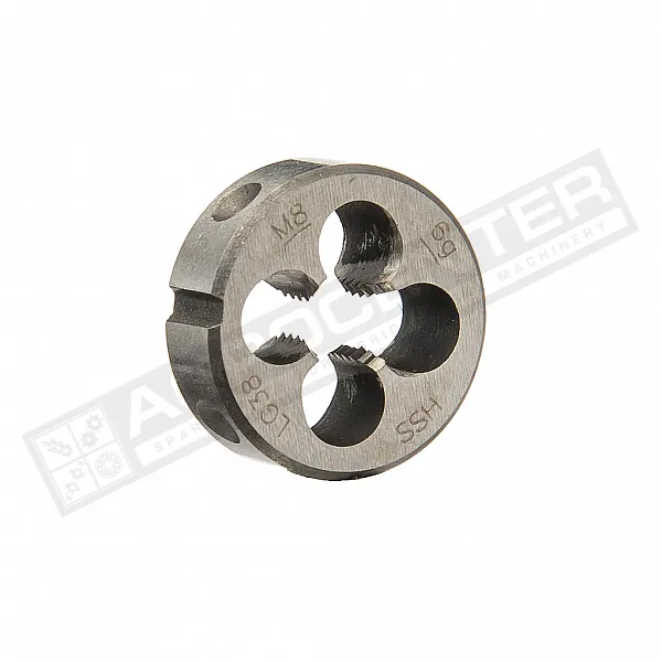 M8 Круглая плашка DIN EN 22568 (DIN 223) B HSS [GSR] - 1