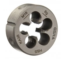 M16 Кругла плашка DIN EN 22568 (DIN 223) B HSS [GSR]