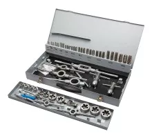 M3-M20 Tap & Die Sets DIN 352/223 HSSG 56pcs SB (analog 08331040) [GSR]