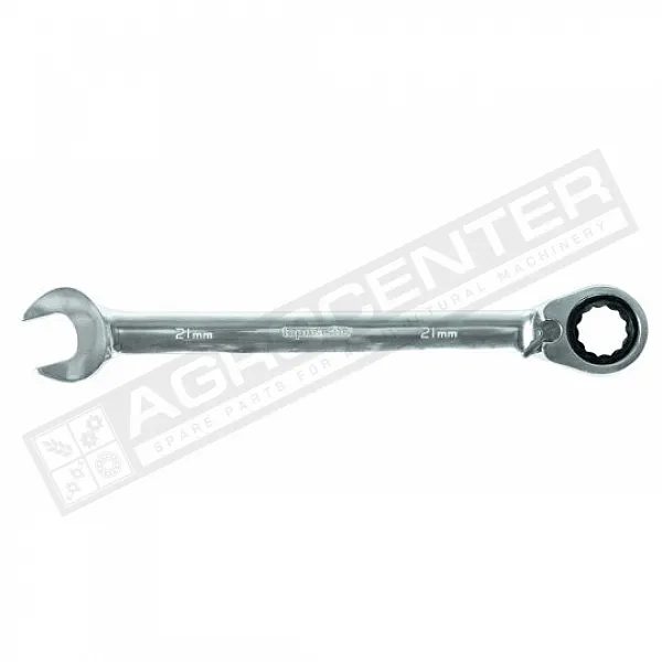 Open-end wrench with ratchet 21mm CR-V TopMaster (231984) - 1
