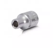 Головка шестигранна Cr-V, 1/2" 8мм*38мм INTERTOOL (ET-0008)