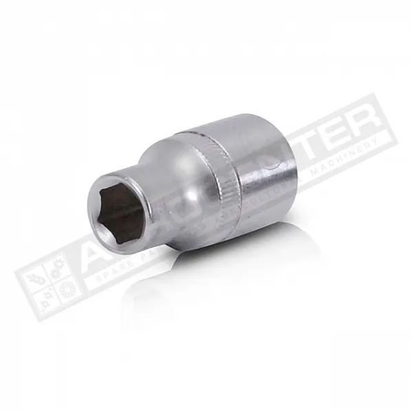 Головка шестигранна Cr-V, 1/2" 10мм*38мм INTERTOOL (ET-0010) - 1