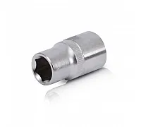 Головка шестигранная Cr-V, 1/2" 12мм*38мм INTERTOOL (ET-0012)