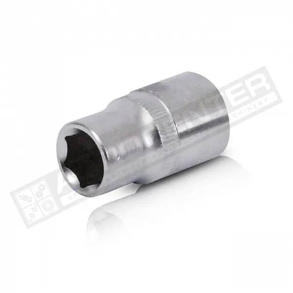 Головка шестигранна Cr-V, 1/2" 12мм*38мм INTERTOOL (ET-0012) - 1