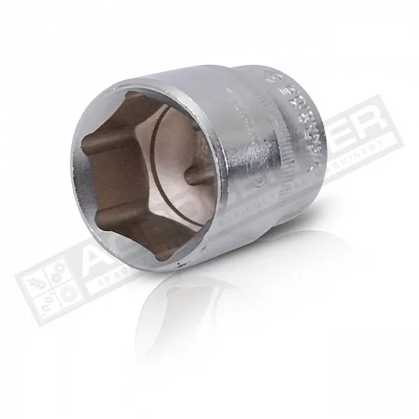 Головка шестигранна Cr-V, 1/2" 30мм*38мм INTERTOOL (ET-0030) - 1