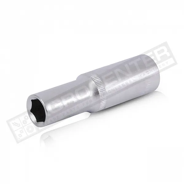 Головка шестигранна подовжена Cr-V, 1/2" 12мм*78мм INTERTOOL (ET-0112) - 1