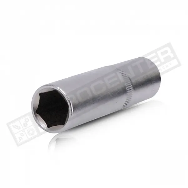 Головка шестигранна подовжена Cr-V, 1/2" 14мм*78мм INTERTOOL (ET-0114) - 1