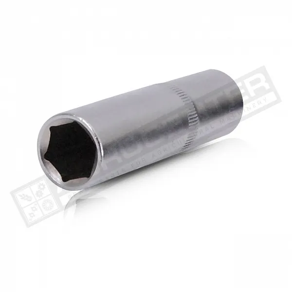 Головка шестигранная удлиненная Cr-V, 1/2" 15мм*78мм INTERTOOL (ET-0115) - 1