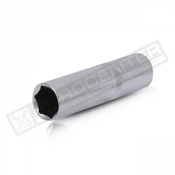 Головка шестигранна подовжена Cr-V, 1/2" 16мм*78мм INTERTOOL (ET-0116) - 1