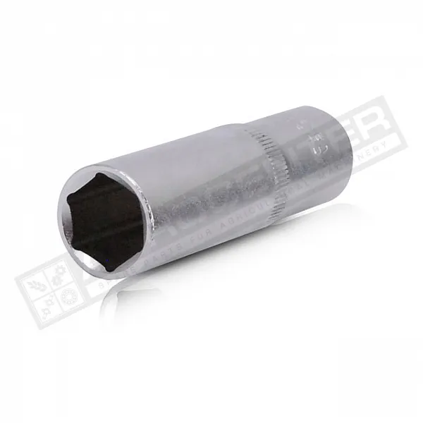 Головка шестигранна подовжена Cr-V, 1/2" 17мм*78мм INTERTOOL (ET-0117) - 1